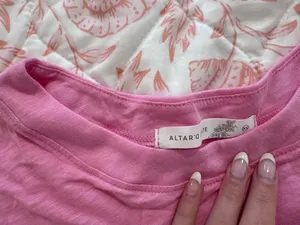 Altar'd State Flowy Pink Top thumbnail 2