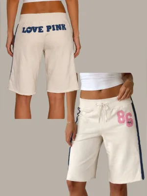 Y2K Vintage Victoria’s Secret Pink Bermuda Low Rise Shorts thumbnail 2