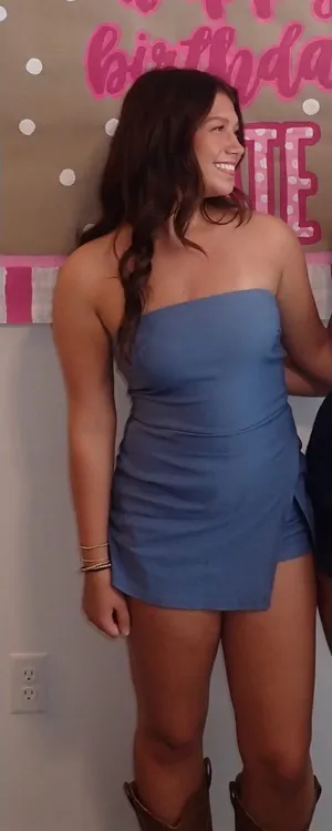 Windsor blue small romper dress thumbnail 1