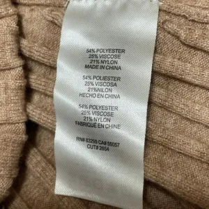 Tash + Sophie Tan Long Sleeve Ribbed Knit Collared Polo Sweater Maxi Dress XL thumbnail 5