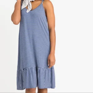 Agnes & Dora Stripe Slip Dress thumbnail 4