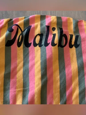 Mighty Fine Women's Juniors "MALIBU" Multicolored Striped Strapless Top Blouse S thumbnail 2