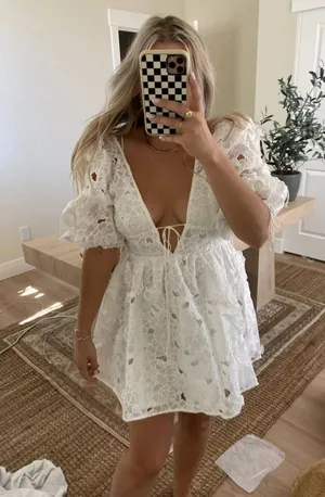 For Love & Lemons Leighton Mini Dress thumbnail 1