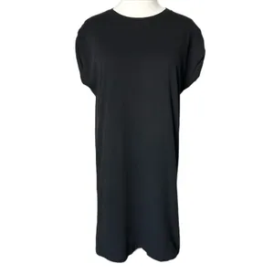 Anine Bing Tanner Sleeveless Organic Cotton Dress Cuffed Sleeves Black Size XS thumbnail 2