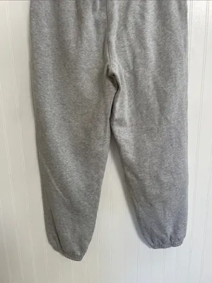 AERIE Fleece Corset Jogger Zip Front Sweatpants in Heather Gray Size L thumbnail 7