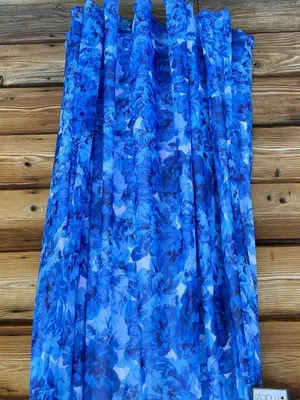 NWT Betsy & Adam Blue Plus Suze Floral Gown Size 20W 20 thumbnail 12