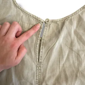 Carly Jean Los Angeles Sage Green Shift Dress L Minimalist Capsule Wardrobe Coastal‎ Chic thumbnail 5