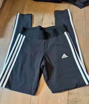 Adidas Size Small Black White Leggings thumbnail 1
