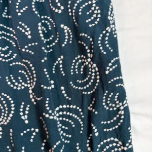 Maeve Anthropologie womens green geometric print cropped overalls. Size S. boho thumbnail 4