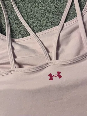 Baby pink Under Armor athletic tank top thumbnail 3