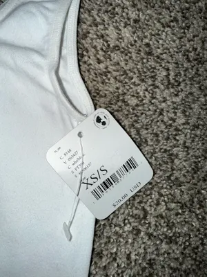 Intimately Free People White Seamless Ruched Strap Crop Tank Bralette thumbnail 2