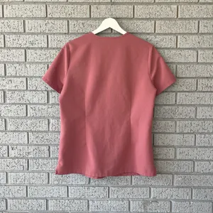 Figs Catarina One Pocket Scrub Top Mauve Size Small thumbnail 5