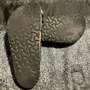 Womens sz8 Birkenstock Mayari criss-cross straps Sandals- Brown/Black thumbnail 13
