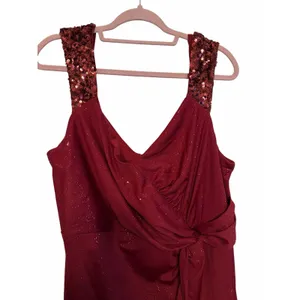 NWT EverPretty Red Sequin Formal Gown - Size 22 thumbnail 12