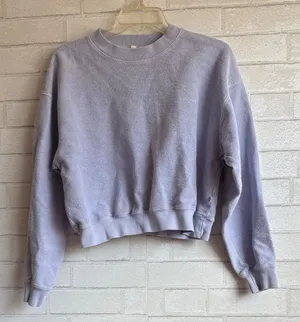 Madhappy. Reverse Weave Lilac Purple Crewneck thumbnail 1