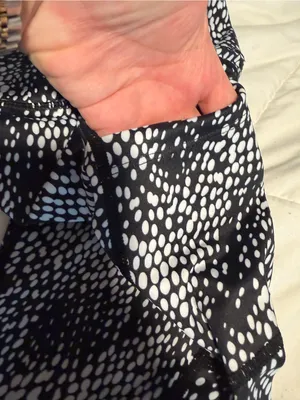 ZYIA Black & White Speckle Leggings thumbnail 2