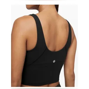 Lululemon Align Nulu Tank Sport Bra Black Size 6 thumbnail 2