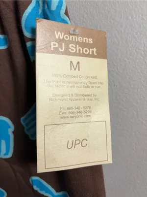 Lazy One PJ Shorts brown with moose print NWT thumbnail 3
