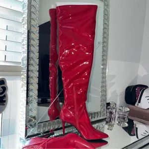 Jessica Simpson patent leather boots thumbnail 13