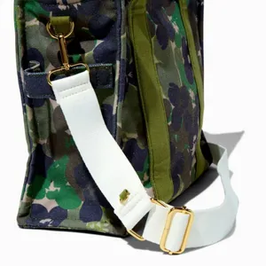 Camouflage Crossbody Tote‎ Bag Green thumbnail 3