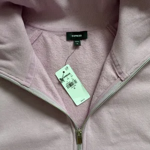 Express Womens Lavender Purple Fleece Quarter Zip Pullover Sweatshirt XL NWT thumbnail 9