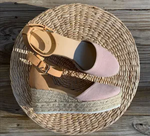 Nine West Natural Blush Ariela Espadrille Wedge Sandals thumbnail 1