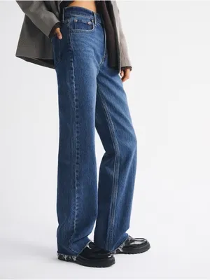 Abercrombie & Fitch The 90s Straight Ultra High Rise Jean Size 26 (2 Long) New thumbnail 4