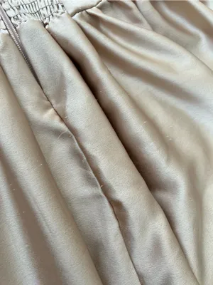 Show Me Your MuMu SMYM Eliza Champagne Luxe Satin Drop Waist Halter Neck Dress thumbnail 9