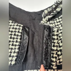 Zara |‎ Monochrome Houndstooth Tank Top | women’s Sz XS thumbnail 8