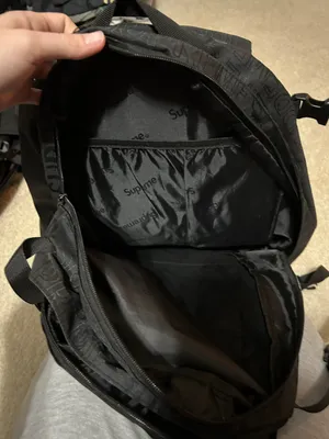 Supreme Black  Backpack thumbnail 4