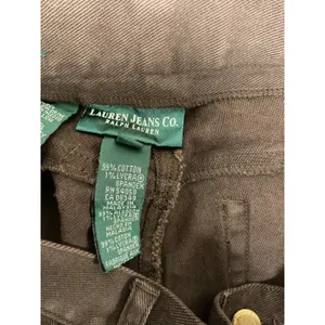 Lauren Jeans Co Ralph Lauren Womens Jeans Brown Straight Leg Stretch 10 thumbnail 6