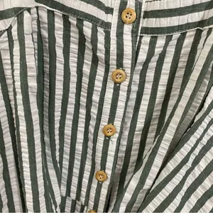 Anthropologie | Cartonnier Striped Romper Tie Waist thumbnail 10
