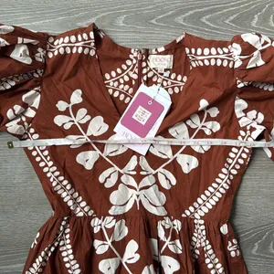 NEW Beyond by Vera Heidi mini dress HEART BROWN XS thumbnail 11