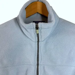 Patagonia Synchilla Light Blue 1/4 Zip Fleece Pullover Women’s Size Medium thumbnail 3