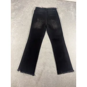 risen black fray jeans‎ straight leg size 9 thumbnail 3