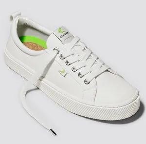 Cariuma OCA Low Off-White Canvas Lace Up Sneakers thumbnail 1