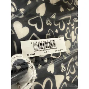 Brighton Endless‎ Love Backpack Black White Heart Print Tom Clancy D30307 NEW thumbnail 6