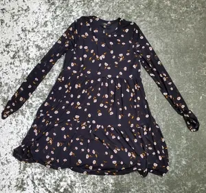 AFRM Long Sleeve Mesh‎ Babydoll Floral Dress thumbnail 1