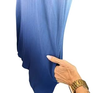Jofit White Blue‎ Ombre Athletic Casual Sleeveless Tank Dress Large thumbnail 6