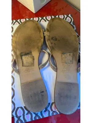 SIZE 9 ALDO Women’s Sandals rose gold summer shoes thumbnail 4