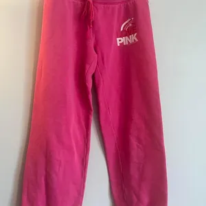 Vintage Victorias Secret PINK Sweatpants Y2K Pink Lettering Butt Logo Small thumbnail 2
