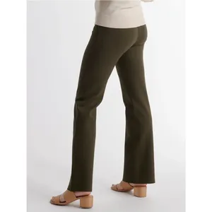 Quince Ultra Stretch Ponte Bootcut Pants Olive Green Size Large Work Career thumbnail 4