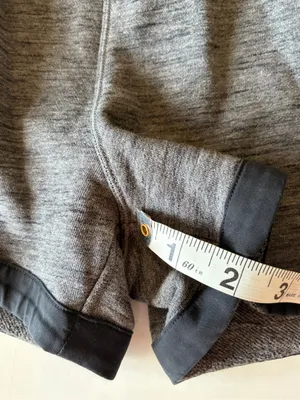 Lululemon Cool And Collected Shorts Women’s Size 8 Gray Black Trim Yoga Athletic thumbnail 4