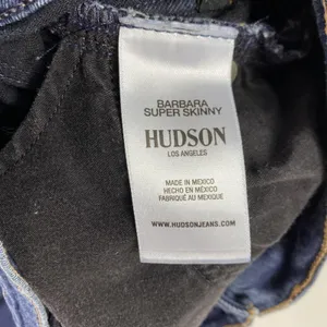 Hudson Barbara Super Skinny Jeans Womens 25 Blue‎ High Rise Medium Wash Denim thumbnail 11