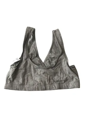 Motherhood Maternity Wrap Front Nursing Sleep Bra Heather Gray M thumbnail 2
