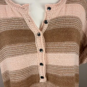 Anthropologie Saturday Sunday Jaden warm knit striped romper thumbnail 6