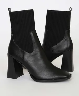 Lulus Black Booties thumbnail 1