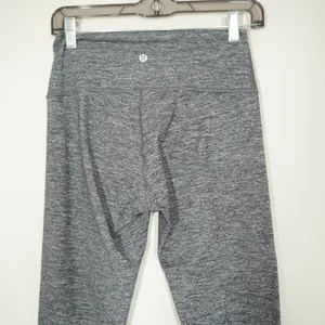Lululemon Size 8 Wunder Under High Rise Leggings Grey Space Dye 27" Inseam thumbnail 5