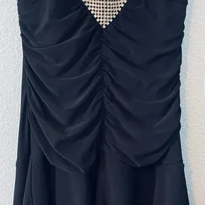 Star Vixen Y2K Black Halter Neck Rhinestone Dress thumbnail 5