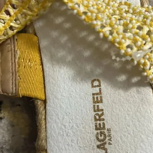 Karl Lagerfeld beaded stretch straps size 9 thumbnail 4